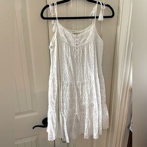 Lucky Brand White Eyelet Dress